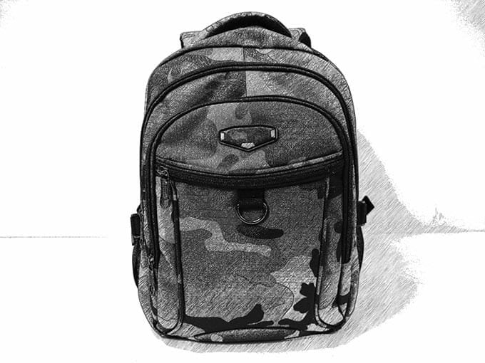 Camouflage backpack design