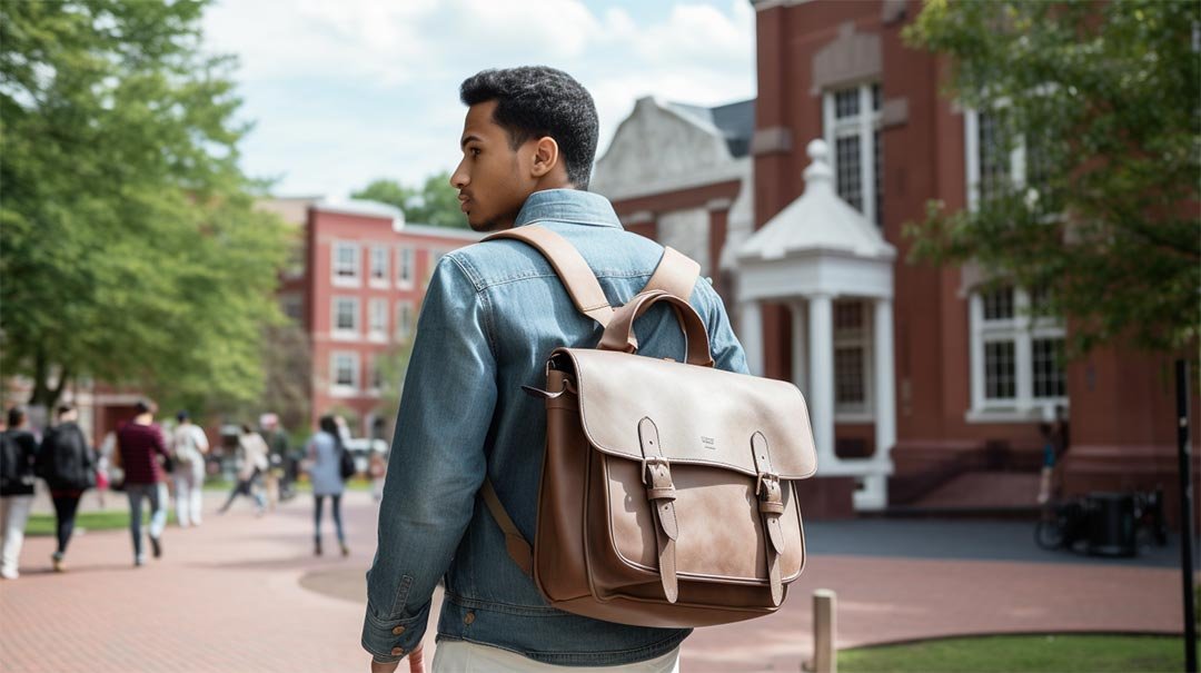 tudent Life Made Easy: Navigate campus life effortlessly with a messenger bag that fits your textbooks, notebooks, and electronic devices.