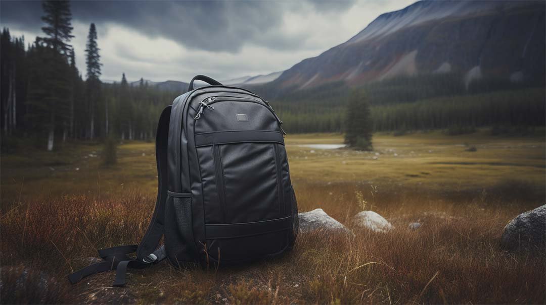 Black backpack wholesale